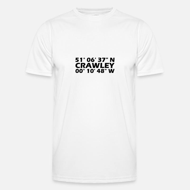 Crawley coordinates - Men's Functional T-Shirt - white