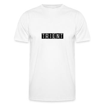 Trento Airport Sign - Men's Functional T-Shirt - white - Front - AI Model Male 178 dark (178cm)