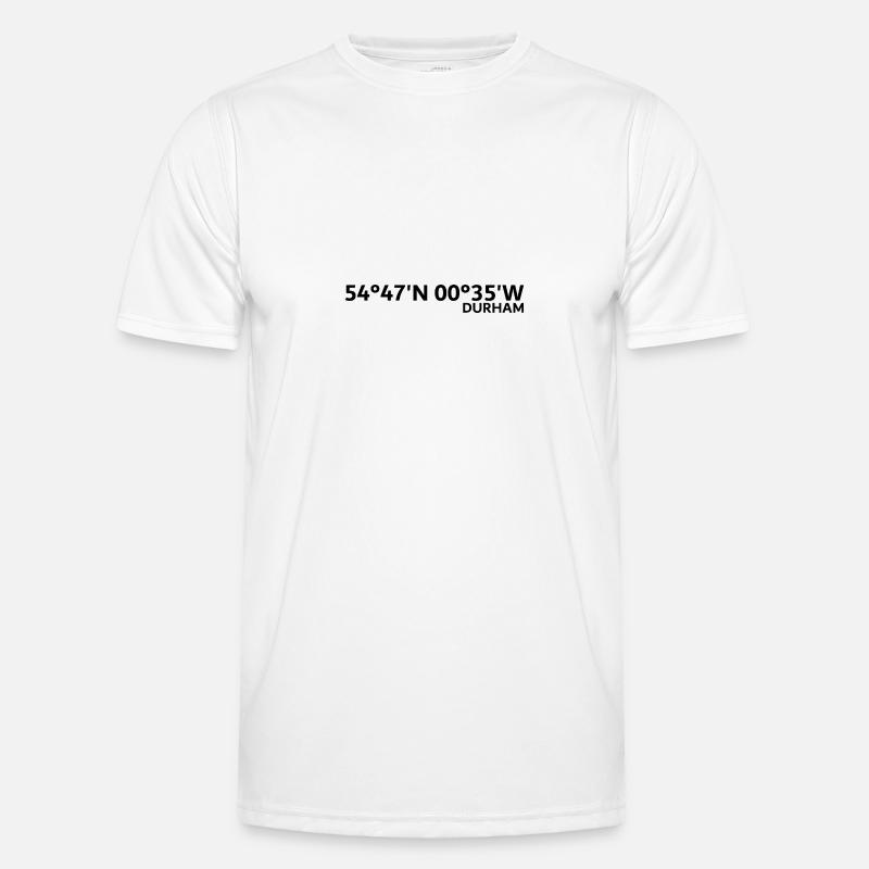 Durham Coordinates - Men's Functional T-Shirt - white
