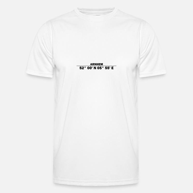 Arnhem Coordinates - Men's Functional T-Shirt - white