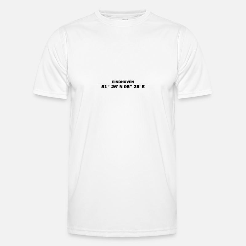 Eindhoven coordinates - Men's Functional T-Shirt - white