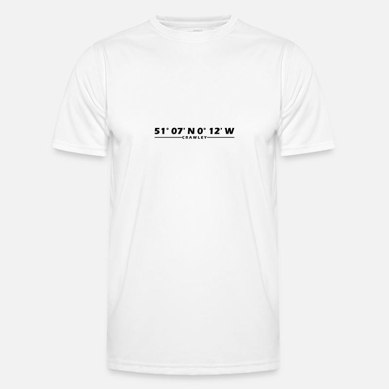 Crawley coordinates - Men's Functional T-Shirt - white