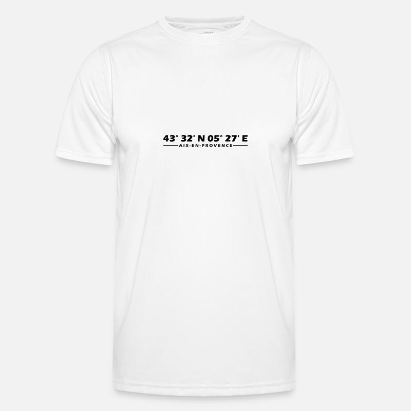 Aix-en-Provence coordinates Men's Functional T-Shirt