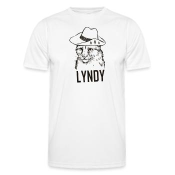 Lynx - T-shirt sport Homme - blanc - Devant - AI Model Male 178 dark (178cm)