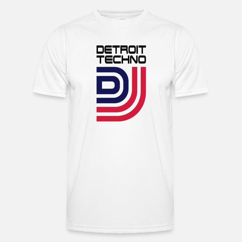 DJ__V010 - Funktionsshirt til herrer - hvid