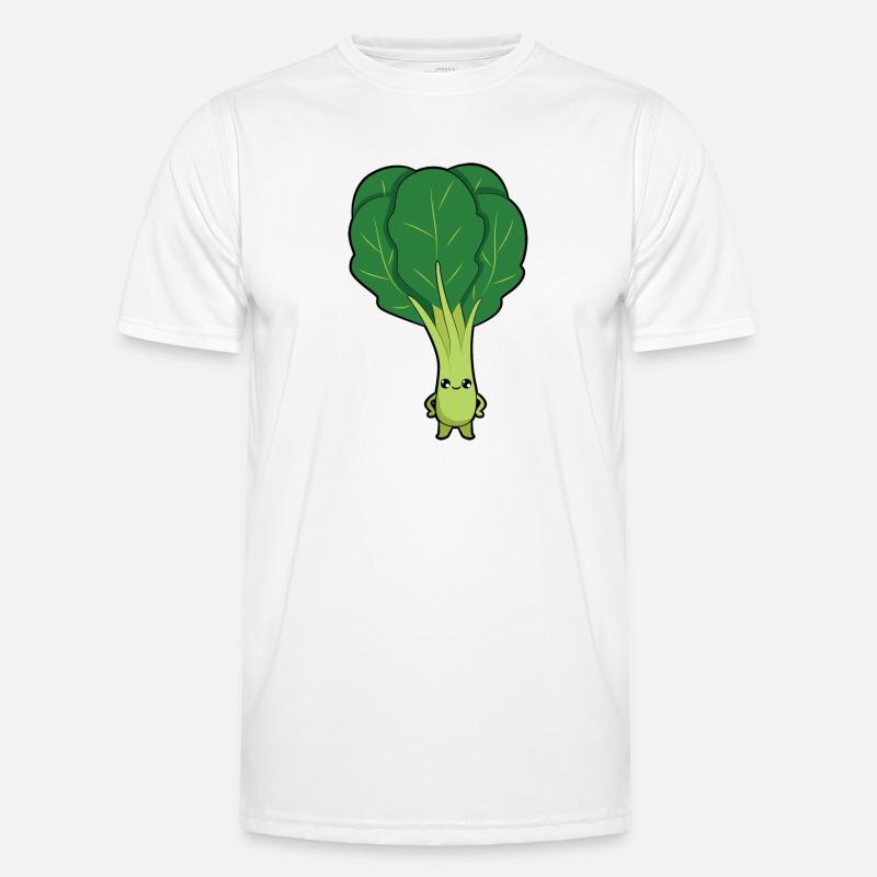 spinach - Men's Functional T-Shirt - white