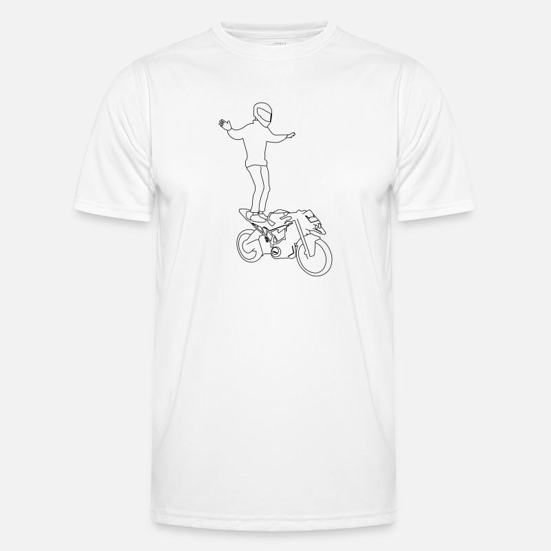 Lebensdauer - Männer Funktions-T-Shirt - Weiß