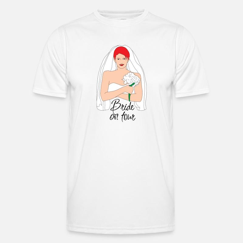 bride on tour rot 2 Männer Funktions-T-Shirt