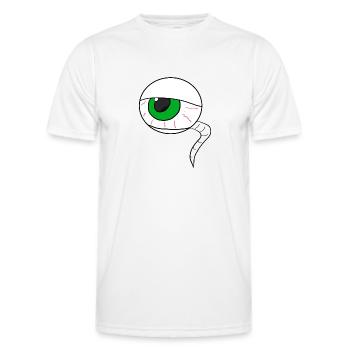 Eye - Men's Functional T-Shirt - white - Front - AI Model Male 178 dark (178cm)