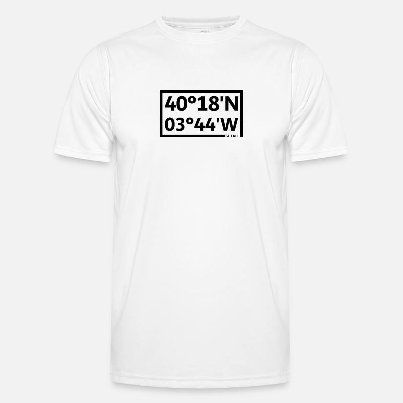 Getafe coordinates - Men's Functional T-Shirt - white