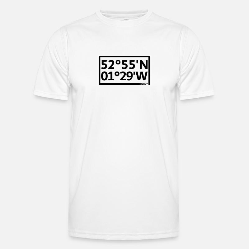 Derby Coordinates - Men's Functional T-Shirt - white