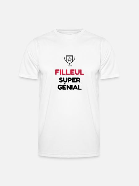 Filleul / Filleule / Parrain / Marraine / Bébé - Men's Functional T-Shirt - white
