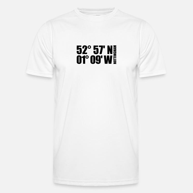 Nottingham Coordinates - Men's Functional T-Shirt - white
