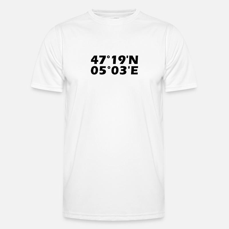 Dijon Coordinates - Men's Functional T-Shirt - white