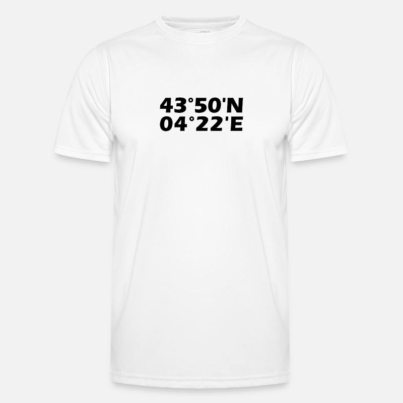 Nîmes coordinates - Men's Functional T-Shirt - white