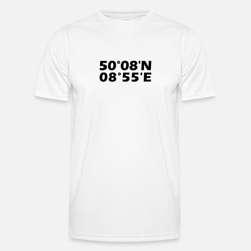 Hanau Coordinates - Men's Functional T-Shirt - white