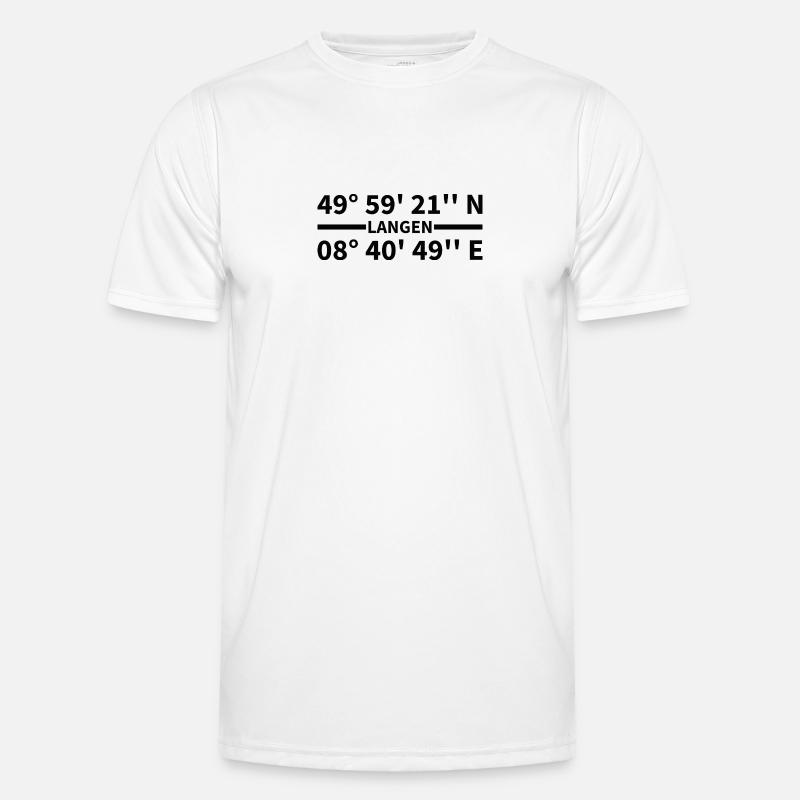 Long coordinates Men's Functional T-Shirt