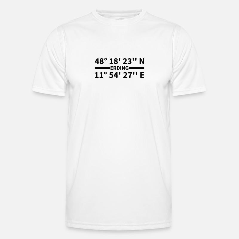 Erding coordinates - Men's Functional T-Shirt - white