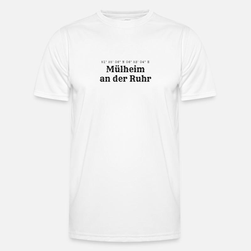 Mülheim an der Ruhr coordinates Men's Functional T-Shirt
