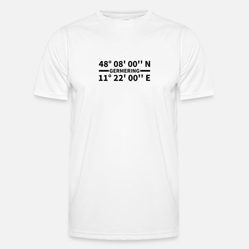 Germering Coordinates - Men's Functional T-Shirt - white