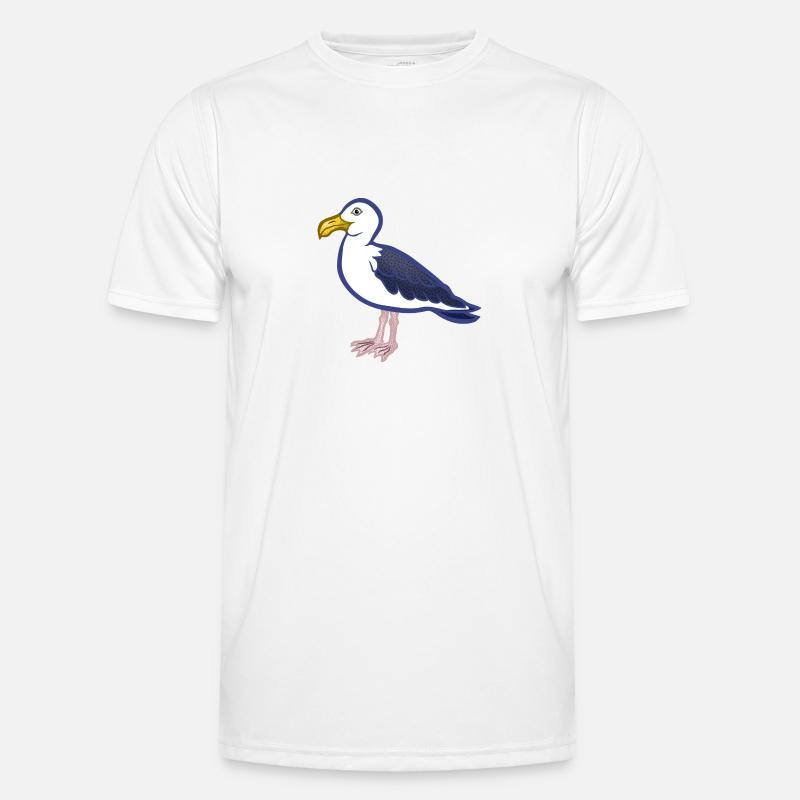 Möwe Männer Funktions-T-Shirt