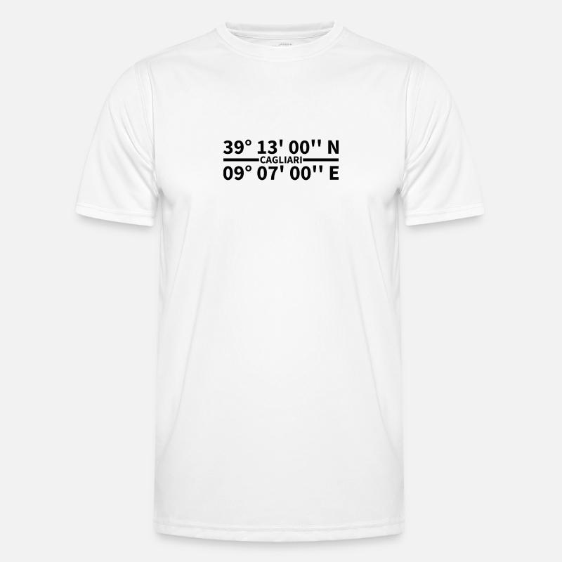 Cagliari coordinates - Men's Functional T-Shirt - white