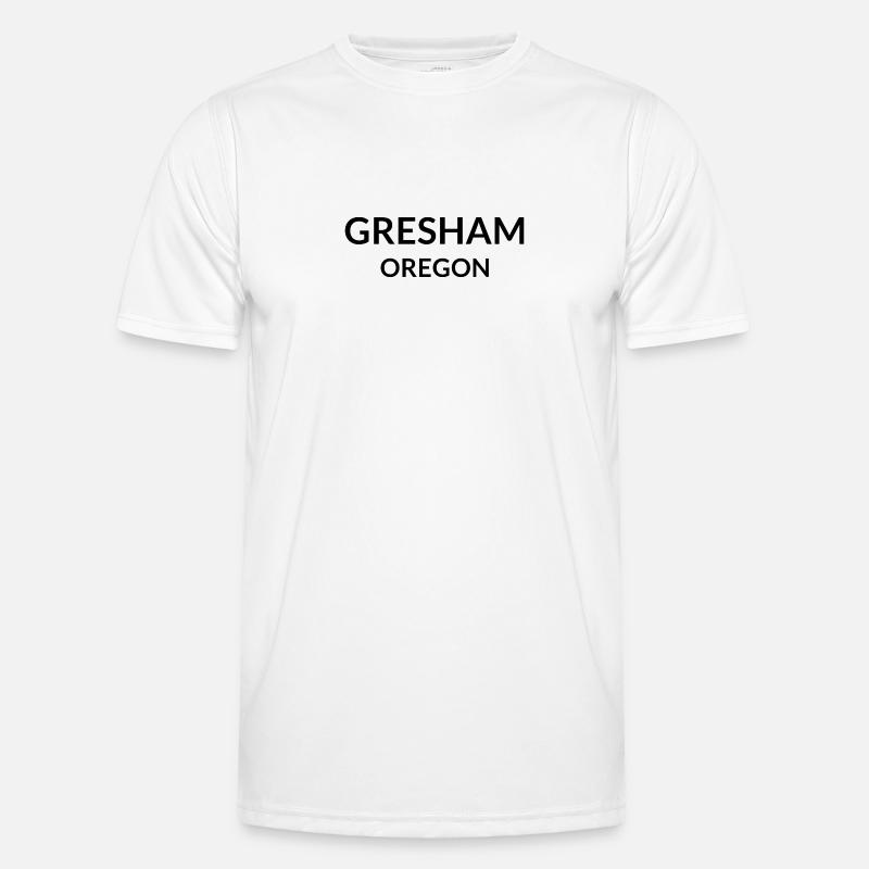 Gresham, Oregon, USA - Men's Functional T-Shirt - white