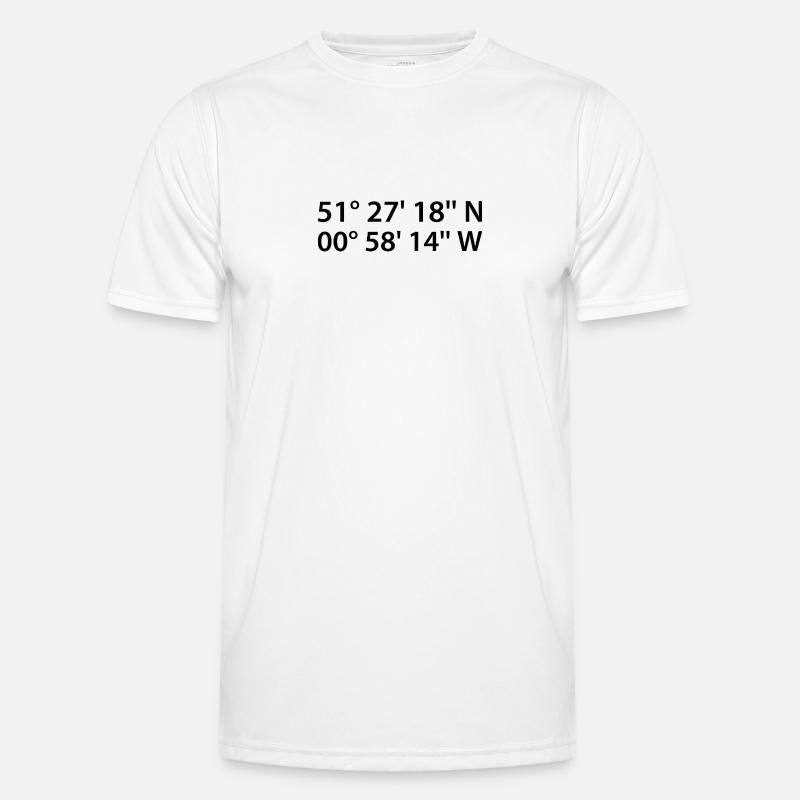 Coordonnées de lecture T-shirt sport Homme