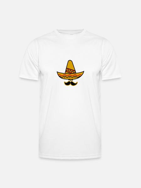 sombrero - Men's Functional T-Shirt - white