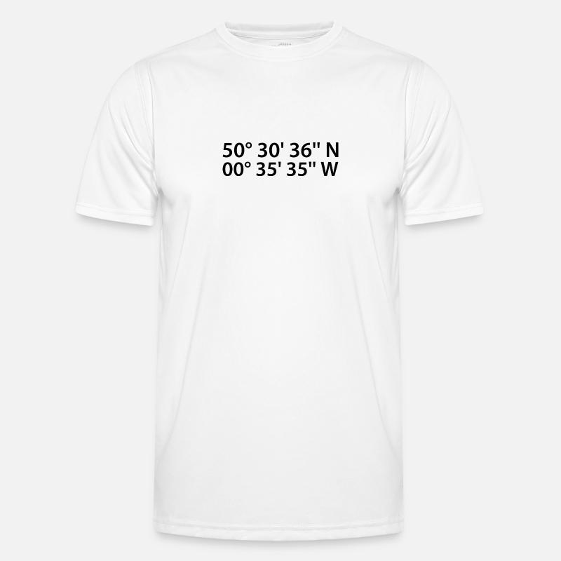 Slough Coordinates - Men's Functional T-Shirt - white
