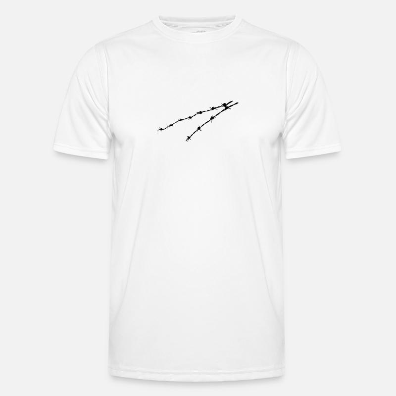 Stacheldraht Männer Funktions-T-Shirt