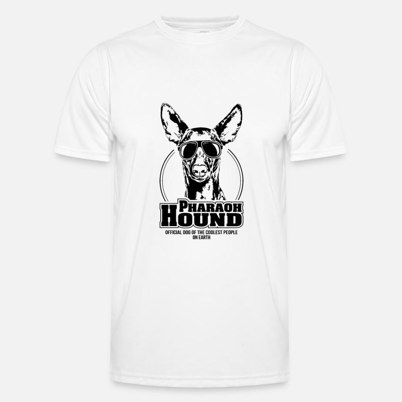 PHARAOH HOUND coolest people Hunde Spruch Wilsigns Männer Funktions-T-Shirt