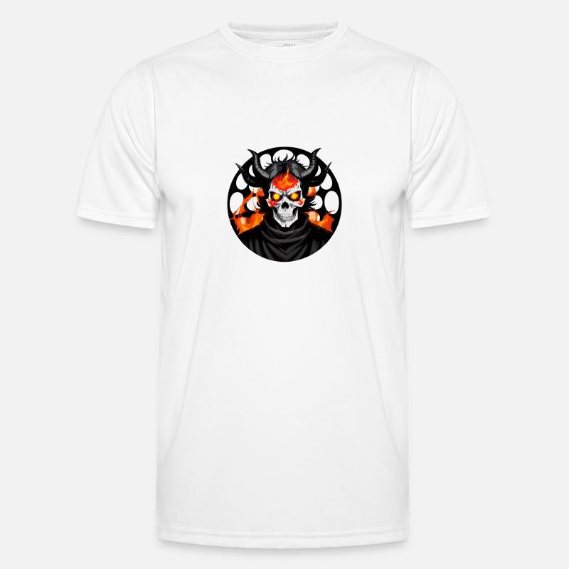 Crâne cornu d’été | Les brûle tous T-shirt sport Homme