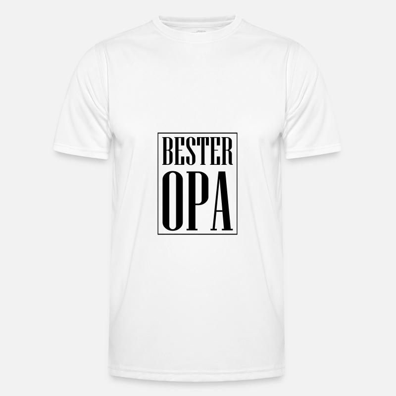 Bester Opa Spruch Männer Funktions-T-Shirt