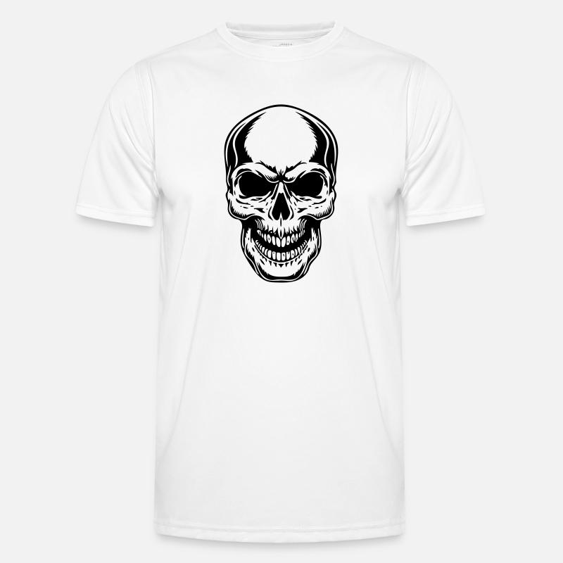 Schädel Männer Funktions-T-Shirt