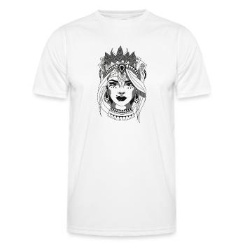 Mystic Woman - Men's Functional T-Shirt - white - Front - AI Model Male 178 dark (178cm)