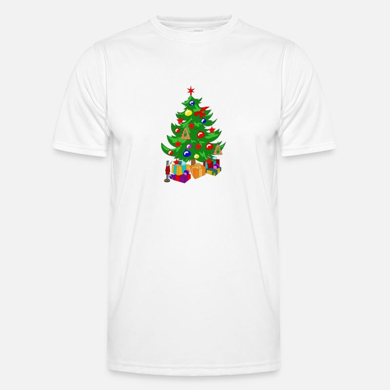weihnachtsbaum christmas geschenk geschenkidee - Männer Funktions-T-Shirt - Weiß