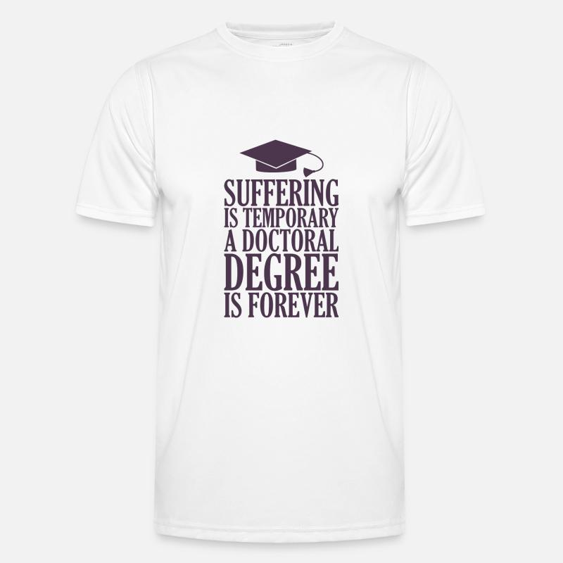 Doktortitel Spruch Uni Spruch Geschenk Phd Männer Funktions-T-Shirt