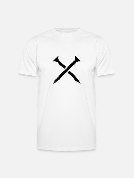 Screw - Men's Functional T-Shirt - white