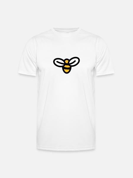 Bee - Men's Functional T-Shirt - white