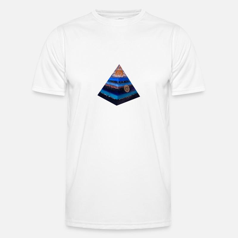 Runen Pyramide Männer Funktions-T-Shirt