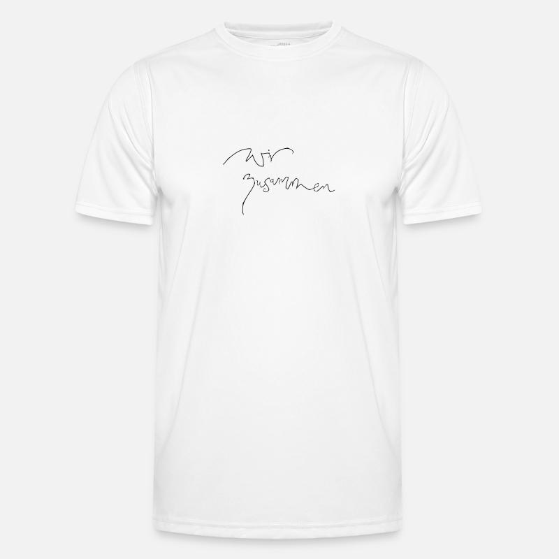 wir zusammen Männer Funktions-T-Shirt