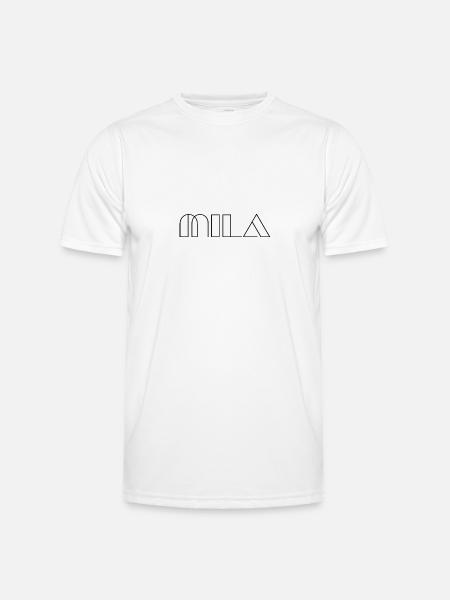 Name Mila Modern Black - Men's Functional T-Shirt - white