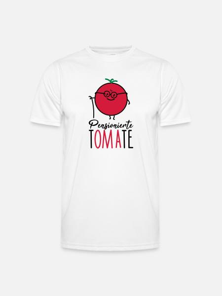 Pensionierte Oma - Männer Funktions-T-Shirt - Weiß