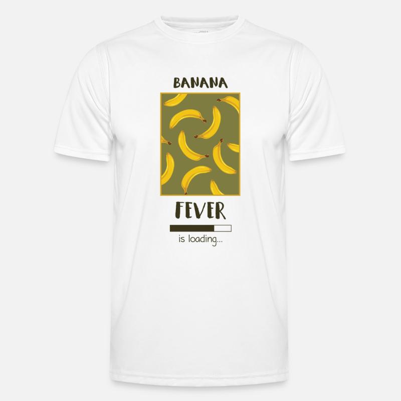 Banana is Loading - Men's Functional T-Shirt - white