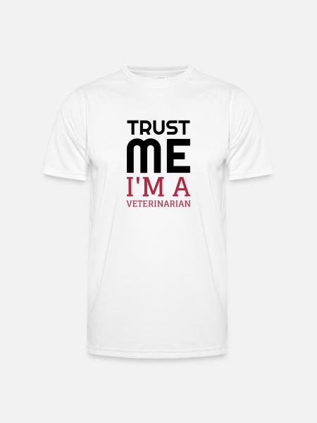 Veterinarian Tierarzt Tierpflege Vétérinaire - Men's Functional T-Shirt - white