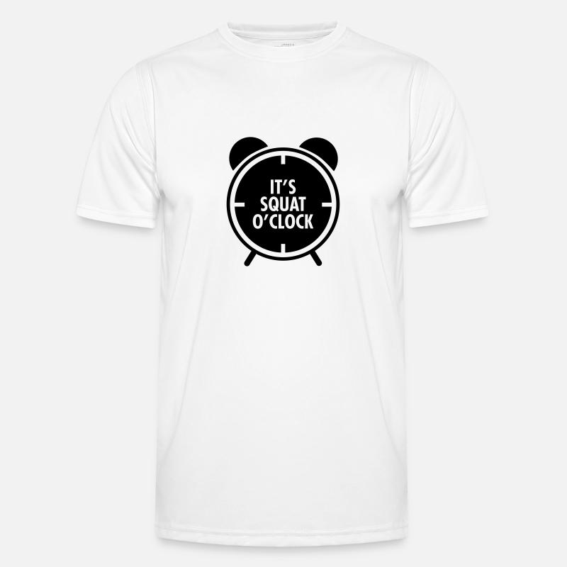 It's Squat O'Clock Männer Funktions-T-Shirt