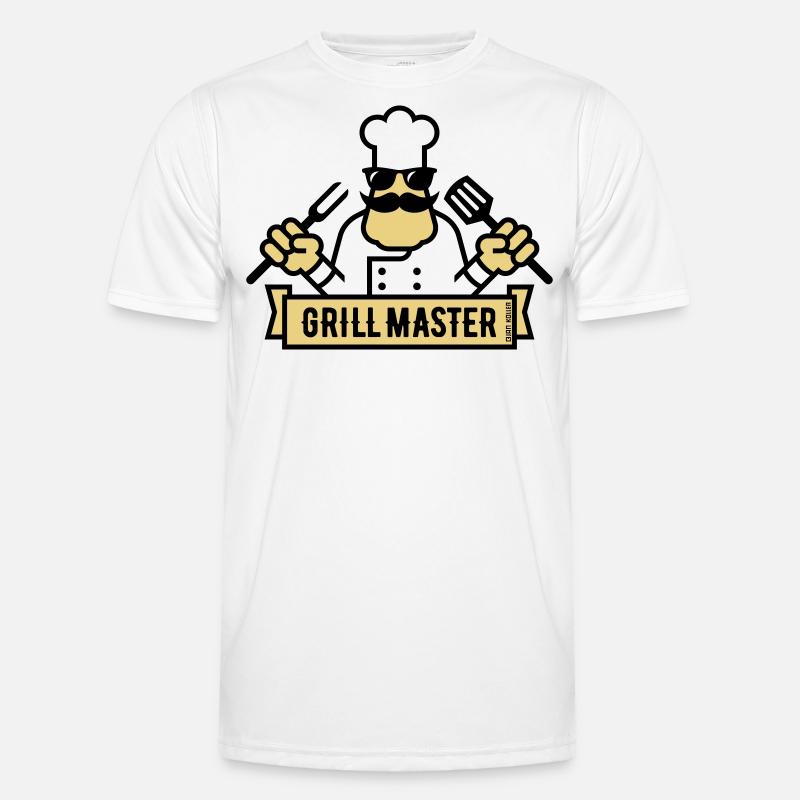 Grill Master (Griller / Barbecue / BBQ / 2C) T-shirt sport Homme