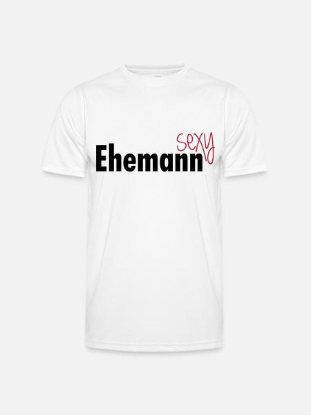 Sexy Ehemann - Männer Funktions-T-Shirt - Weiß