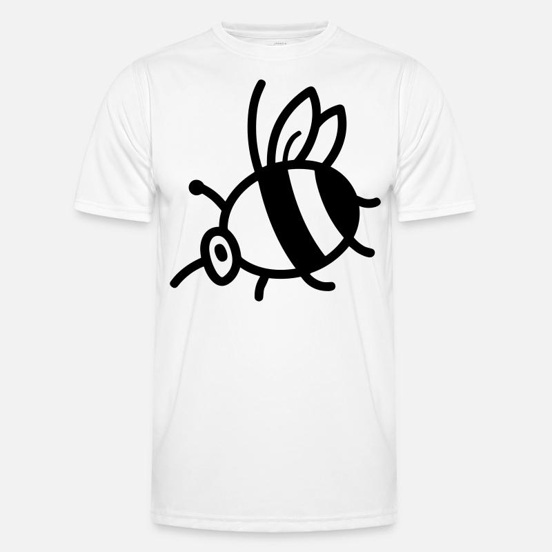 Bee - Men's Functional T-Shirt - white